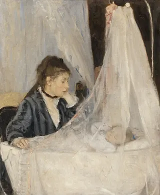 Berthe Morisot: Englisch: The Cradle Wiegetitle QS:P1476,en:"The Cradle "label QS:Len,"The Cradle "label QS:Les,"La cuna"label QS:Lfr,"Le Berceau"label QS:Leu,"Sehaska"label QS:Lca,"El bressol"label QS:Lde,"Wiege"label QS:Lff,"The Cradle (Morisot)"label QS:Lda,"Le berceau"label QS:Lja,"ゆりかご"label QS:Lsv,"Vaggan"label QS:Lhe,"העריסה"label QS:Lnl,"Le berceau"label QS:Lko,"요람"label QS:Lit,"La culla"