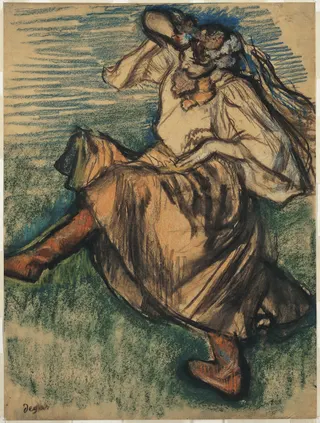 Edgar Degas: Dancer in Ukrainian Dress