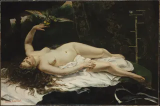 Gustave Courbet: Woman with a Parrot