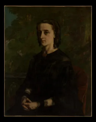 Gustave Courbet: Madame Frederic Breyer (Fanny Hélène Van Bruyssel, 1830–1894)