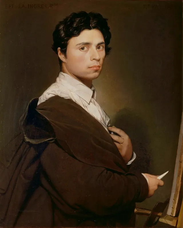Jean-Auguste-Dominique Ingres: Selbstporträt at age 24