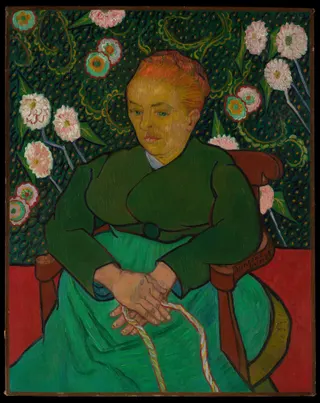 Vincent van Gogh: La Berceuse (Woman Rocking a Cradle; Augustine-Alix Pellicot Roulin, 1851–1930)