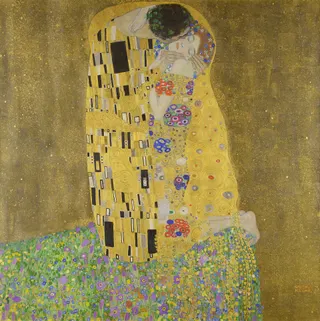 Gustav Klimt: The Kiss (Der Kuß)