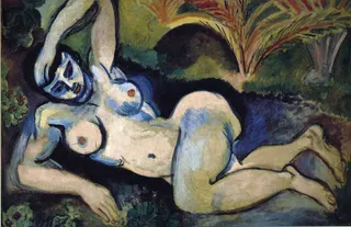 Henri Matisse: Nu bleu (souvenir de Biskra), par Henri Matisse