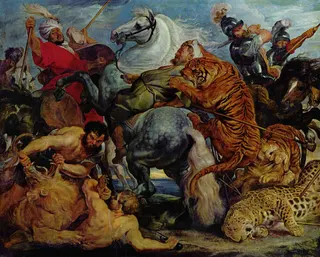 Peter Paul Rubens: Tiger- und Löwenjagd