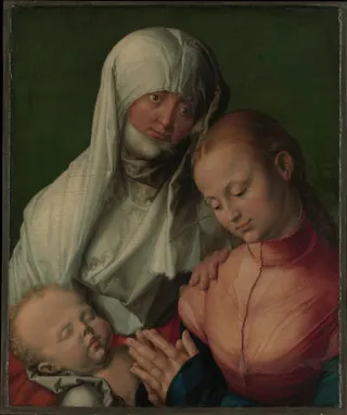 Albrecht Dürer: Virgin and Child with Saint Anne