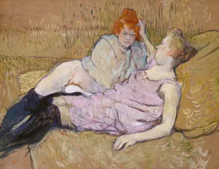 Henri de Toulouse-Lautrec: The Sofa