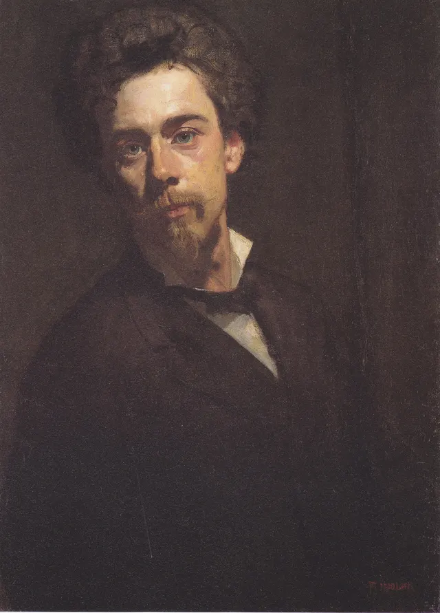 Ferdinand Hodler: Selbstbildnis mit Stehkragentitle QS:P1476,de:"Selbstbildnis mit Stehkragen"label QS:Lde,"Selbstbildnis mit Stehkragen"