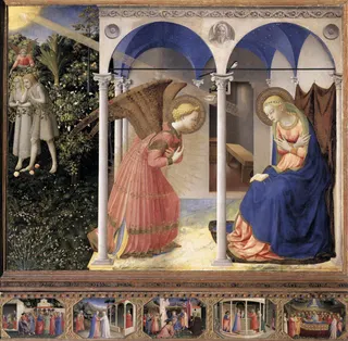 Fra Angelico: Polnisch: Zwiastowanie Verkündigungtitle QS:P1476,pl:"Zwiastowanie "label QS:Lpl,"Zwiastowanie "label QS:Lit,"Annunciazione"label QS:Lfr,"L'Annonciation"label QS:Leu,"Deikundea (Fra Angelico)"label QS:Lde,"Verkündigung"label QS:Lpt,"Anunciação"label QS:Lga,"Teachtaireacht an Aingil"label QS:Lhy,"Ավետում (Ֆրա Անջելիկո, Պրադո)"label QS:Lda,"Bebudelse"label QS:Lsl,"Oznanjenje"label QS:Lja,"受胎告知 (フラ・アンジェリコ、マドリード)"label QS:Lnl,"Annunciation"label QS:Lca,"L'Anunciació