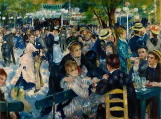 Pierre-Auguste Renoir: Französisch: Bal du moulin de la Galette Bal du moulin de la Galettetitle QS:P1476,fr:"Bal du moulin de la Galette "label QS:Lfr,"Bal du moulin de la Galette "label QS:Les,"Baile en el Moulin de la Galette"label QS:Lyue,"煎餅磨坊舞會"label QS:Lhu,"Bál a Moulin de la Galette-ben"label QS:Leu,"Dantza La Galette Errotan"label QS:Last,"Baille nel Moulin de la Galette"label QS:Lru,"Бал в Мулен де ла Галетт"label QS:Lde,"Bal du moulin de la Galette"label QS:Lbe,"Ба