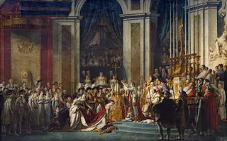 Jacques-Louis David: Französisch: Sacre de l'empereur Napoléon Ier et couronnement de l'impératrice Joséphine dans la cathédrale Notre-Dame de Paris, le 2 décembre 1804 Le Sacre de Napoléontitle QS:P1476,fr:"Sacre de l'empereur Napoléon Ier et couronnement de l'impératrice Joséphine dans la cathédrale Notre-Dame de Paris, le 2 décembre 1804 "label QS:Lfr,"Sacre de l'empereur Napoléon Ier et couronnement de l'impératrice Joséphine dans la cathédrale Notre-Dame de Paris, le 2 d