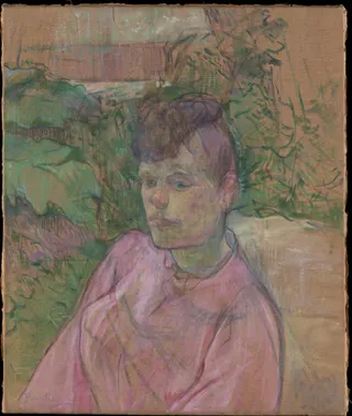 Henri de Toulouse-Lautrec: Woman in the Garden of Monsieur Forest