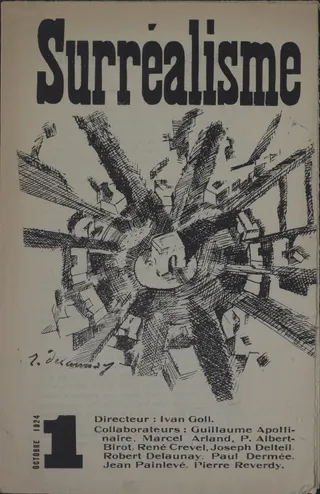 Robert Delaunay: Yvan Goll, Surréalisme, Manifeste du surréalisme, Volume 1, Number 1, October 1, 1924, cover by Robert Delaunay