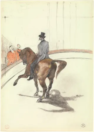 Henri de Toulouse-Lautrec: At the Circus: The Spanish Walk (Au Cirque: Le Pas espagnol)