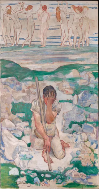 Ferdinand Hodler: The Dream of the Shepherd (Der Traum des Hirten)