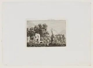 Caspar David Friedrich: Site of a Fire