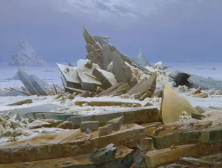 Caspar David Friedrich: Englisch: The Sea of Ice (The Wreck of Hope) Das Eismeertitle QS:P1476,en:"The Sea of Ice (The Wreck of Hope) "label QS:Len,"The Sea of Ice (The Wreck of Hope) "label QS:Les,"El mar de hielo"label QS:Leu,"Izotz itsasoa"label QS:Lru,"Северный Ледовитый океан"label QS:Lde,"Das Eismeer"label QS:Lbe,"Паўночны Ледавіты акіян"label QS:Lfa,"دریای یخ"label QS:Lzh,"冰海 (畫作)"label QS:Lda,"Ishavet"label QS:Ltr,"Buz Denizi"label QS:Lja,"氷の海"label QS:Lsv,"Ishavet"la