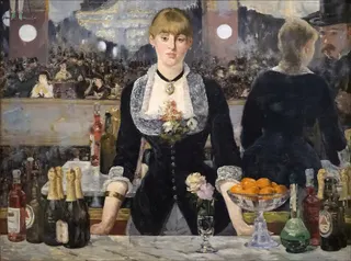 Édouard Manet: Französisch: Un bar aux Folies Bergère Bar in den Folies-Bergèretitle QS:P1476,fr:"Un bar aux Folies Bergère "label QS:Lfr,"Un bar aux Folies Bergère "label QS:Les,"Un bar del Folies Bergère"label QS:Lhu,"A Folies Bergère bárja"label QS:Leu,"Folies Bergèreko taberna"label QS:Lru,"Бар в «Фоли-Бержер»"label QS:Lde,"Bar in den Folies-Bergère"label QS:Lhy,"Բար Ֆոլի Բերժերում"label QS:Lzh,"女神游乐厅的吧台"label QS:Ltr,"Folies-Bergère'de Bir Bar"label QS:Lja,"フォリー・ベルジェールのバー