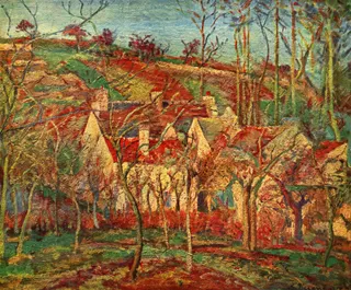 Camille Pissarro: Die roten Dächer