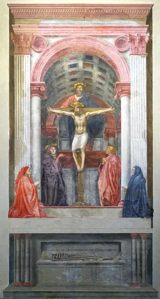 Masaccio: Die Heilige Dreifaltigkeit