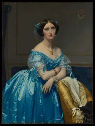 Jean Auguste Dominique Ingres: Joséphine-Éléonore-Marie-Pauline de Galard de Brassac de Béarn (1825–1860), Princesse de Broglie