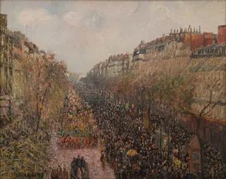 Camille Pissarro: Boulevard Montmartre, Mardi Graslabel QS:Lavk,"Montmartre bedom, kielcek (trutca ke Pissarro)"label QS:Lfr,"Boulevard Montmartre, Mardi Gras"label QS:Lko,"몽마르트르 대로, 마르디 그라"label QS:Len,"Boulevard Montmartre, Mardi Gras"label QS:Lca,"Boulevard Montmartre: Mardi Gras"label QS:Larz,"بوليفارد مونمارتر: ماردى غرا"label QS:Lda,"Boulevard Montmartre: Mardi Gras"