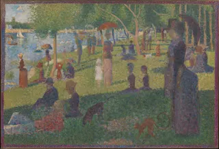 Georges Seurat: Study for "A Sunday on La Grande Jatte"