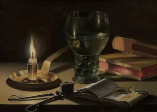 Pieter Claesz: Englisch: Still Life with Lighted Candle Stilleben mit brennender Kerze.title QS:P1476,en:"Still Life with Lighted Candle "label QS:Len,"Still Life with Lighted Candle "label QS:Lja,"燃えるロウソクのある静物"label QS:Lde,"Stilleben mit brennender Kerze."label QS:Lcs,"Still life with a lighted candle (1627)"label QS:Lfr,"Nature morte à la chandelle allumée"label QS:Lnl,"Stilleven met een brandende kaars"