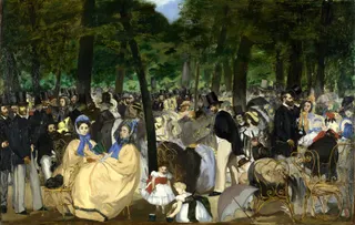 Édouard Manet: Musik im Tuileriengarten.