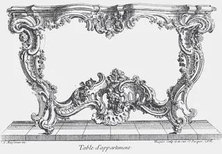Juste-Aurele Meissonnier: JAMeissonnierTable