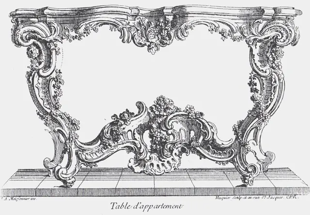 Juste-Aurele Meissonnier: JAMeissonnierTable