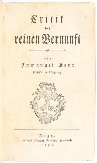 Kant-KdrV-1781