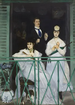Édouard Manet: Französisch: Le balcon Der Balkontitle QS:P1476,fr:"Le balcon"label QS:Lfr,"Le balcon"label QS:Len,"The Balcony"