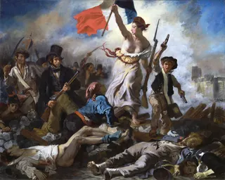 Eugène Delacroix: Französisch: Le 28 juillet 1830. La Liberté guidant le peuple Die Freiheit führt das Volktitle QS:P1476,fr:"Le 28 juillet 1830. La Liberté guidant le peuple "label QS:Lfr,"Le 28 juillet 1830. La Liberté guidant le peuple "label QS:Les,"La Libertad guiando al pueblo"label QS:Lis,"Frelsið leiðir fólkið"label QS:Lms,"Kebebasan Memimpin Rakyat"label QS:Len-gb,"Liberty Leading the People"label QS:Lbg,"Свободата води народа"label QS:Lpcd,"El Libertè dgidant ch' pe