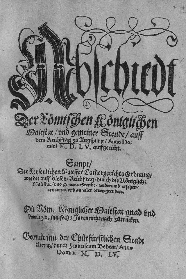 User:Michail: Druck Augsburger Reichsfrieden