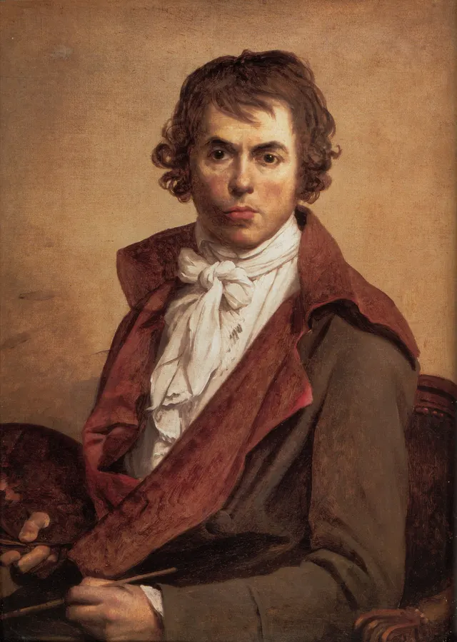 Jacques-Louis David: Französisch: Portrait de l'artiste Selbstporträttitle QS:P1476,fr:"Portrait de l'artiste "label QS:Lfr,"Portrait de l'artiste "label QS:Les,"Autorretrato"label QS:Lhu,"Önarckép"label QS:Lnds,"Sülvstporträt"label QS:Lde,"Selbstporträt"label QS:Lbe,"Аўтапартрэт"label QS:Lfa,"چهرهٔ خود"label QS:Lzh,"自画像"label QS:Lda,"Selvportræt"label QS:Lro,"Autoportret (Jacques-Louis David)"label QS:Lja,"自画像 (ダヴィッド)"label QS:Larz,"تصوير شخصى (چاك لوى دافيد)"label QS:Lhe,"ד