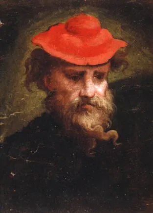 Parmigianino: Englisch: Portrait of a Man in a Red Beret title QS:P1476,en:"Portrait of a Man in a Red Beret "label QS:Len,"Portrait of a Man in a Red Beret "label QS:Lit,"Autoritratto con berretto rosso"label QS:Lfr,"Autoportrait au béret rouge"label QS:Larz,"صوره شخصيه مع قبعه حمراء"label QS:Lnl,"Zelfportret met rode baret"label QS:Lcs,"Autoritratto con berretto rosso"label QS:Lca,"Autoretrat amb la boina vermella"