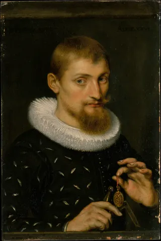 Peter Paul Rubens: Portrait of a Man, Possibly an Architect or Geographer