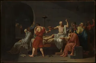 Jacques Louis David: The Death of Socrates