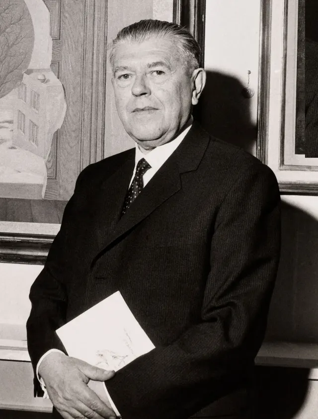 Autor/-in unbekanntUnknown author Restored by Giovanni Cardinali: René Magritte in 1961
