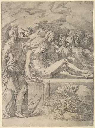 Parmigianino (Girolamo Francesco Maria Mazzola): Entombment