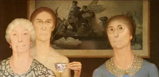 Grant Wood: Daughters of Revolution