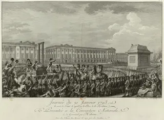 Isidore Stanislas Helman / Nach Charles Monnet: Exécution de Louis XVI