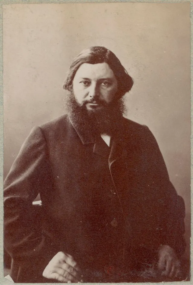 Nadar: Gustave Courbet, photograph Atelier Nadar, c. 1860s